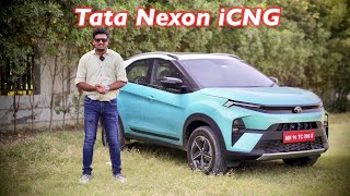 Tata Nexon iCNG  Indias First Turbocharged CNG  IndianTorque [upl. by Chrystel]