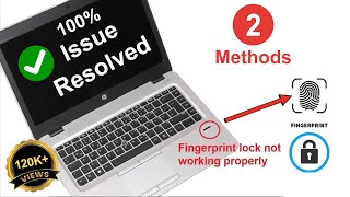 How to fix Fingerprint Sensor not working on HP laptop Finger Scanner  HP Laptop Fingerprint Driver [upl. by Imef]