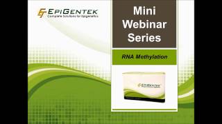 RNA Methylation Mini Webinar [upl. by Silirama]