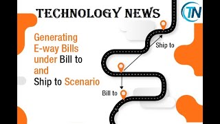 How to Change Shipping Address in Eway bill  Billto shipto transactions in eway bill [upl. by Anrol]