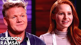 Gordon Ramsay vs Madelaine Petsch In VEGAN MASTERCHEF COOK OFF [upl. by Edmondo]