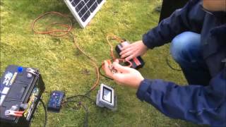 How to set up a solar panel regulator battery and Inverter  Free 240V Electricity Part 2 [upl. by Qifar]