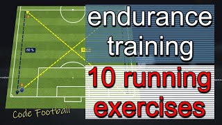 Endurance football training 10 running exercises [upl. by Eerrehs563]