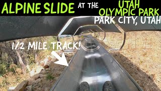 Alpine Slide at the Utah Olympic Park Park City Utah [upl. by Fredenburg]