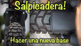 Cómo adaptar la salpicadera de tu moto [upl. by Mccallion715]