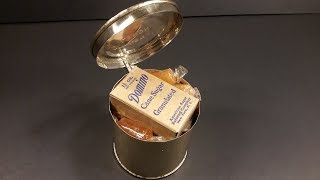 March 1943 US Army Field Ration C Dinner B Unit MRE Review Vintage Meal Ready to Eat Taste Test [upl. by Hanna]