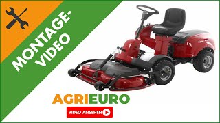 Rasentraktor mit Frontmäher Castelgarden XZ4 180 PWX Hydrostatgetriebe Front Mower 4x4 [upl. by Ahsotan]