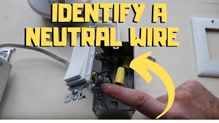 How To Identify Neutral Wire [upl. by Ebanreb]