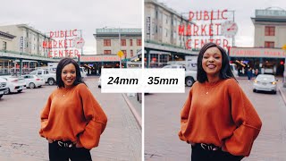 24mm vs 35mm Lens Comparison for Portrait Photography [upl. by Wally]