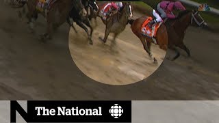 Kentucky Derby horse disqualified for first time in history [upl. by Ainaznat]