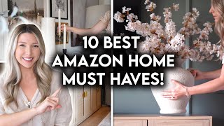 10 BEST AMAZON HOME DECOR  HOUSEHOLD MUST HAVES 2023 [upl. by Aliemaj]