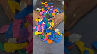 ASMR satisfying sound effect balloons 🎈 popping balloons COLORFUL [upl. by Nawrocki]