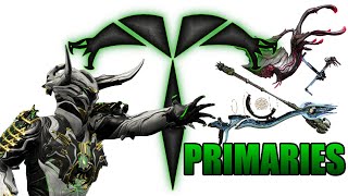 Warframe  Trib Rates EVERY Weapon Primaries [upl. by Zea508]