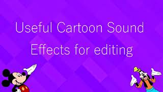 100 Cartoon Sound Effects for Editing [upl. by Rebmit]