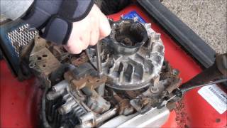 HOW TO Gap a Coil  Magneto on a BRIGGS and STRATTON LAWNMOWER Engine ALL Models [upl. by Aix]