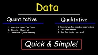 Qualitative and Quantitative [upl. by Meagher392]