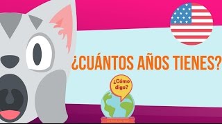 ¿Cuántos años tienes  Aprendo Inglés [upl. by Nhguahs]