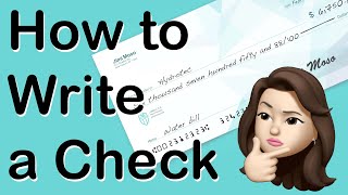 How to WRITE A CHECK  The Right Way to Write Dollars amp Cents [upl. by Enirahtac]