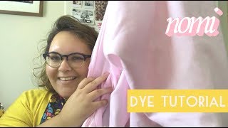 Rit Fabric Dye Tutorial  Light Pink [upl. by Esmeralda814]