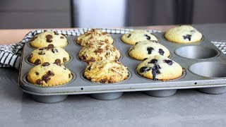 EASY MUFFIN RECIPE  Muffin Base Recipe [upl. by Bettzel540]