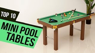 10 Best Mini Pool Tables 2019 Reviews [upl. by Aicyle191]