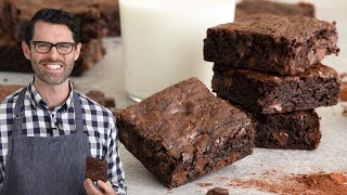 Fudgy Chocolate Brownies Recipe [upl. by Magen178]