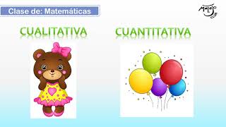 Diferencia entre cualitativo y cuantitativo para niños [upl. by Raama]