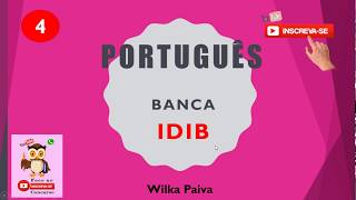 Questões de Português da banca IDIB 4 [upl. by Viafore]