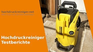 Kärcher K4 Hochdruckreiniger im Test  hochdruckreinigennet [upl. by Barry494]