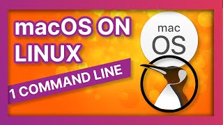 Run macOS on Linux with 1 COMMAND [upl. by Sunil]