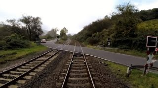 Führerstandsmitfahrt von Frankfurt nach Saarbrücken  DB Bahn Nr53  BR 612 [upl. by Dorice620]