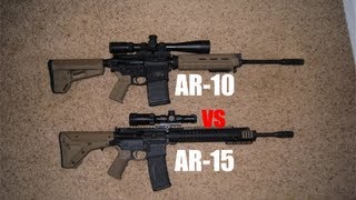 AR10 vs AR15 a Comparison [upl. by Rubma]