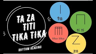 Ta Titi Tika Tika and Za Rhythm Practice  Mrs Harrys Music Room [upl. by Anayd]