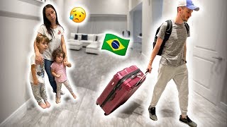 FUI SOZINHO PARA O BRASIL E ELES FICARAM NOS EUA ✈️ Família Brancoala [upl. by Sherfield]