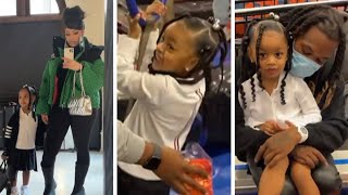 Cardi Bs Daughter Kulture Lives Her BEST LIFE at Trampoline Park [upl. by Leseil]