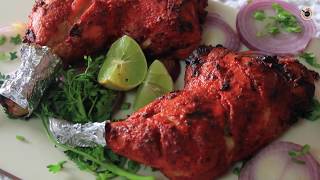 Chicken Tandoori Recipe  Restaurant Style Homemade Chicken Tandoori  Easy Chicken Recipes [upl. by Letnohc]