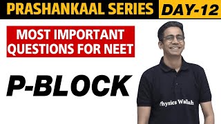 P BLOCK  Most Important Questions For NEET  Prashankaal Series [upl. by Maxentia]