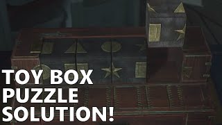 Sherry Toy Box Blocks Puzzle Guide Claire B Resident Evil 2 Remake [upl. by Ittak]