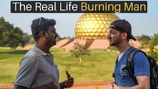 The Real Life Burning Man Auroville [upl. by Asselim901]