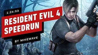 Resident Evil 4 Speedrun Finished In 1 Hour 25 Minutes by MikeWave [upl. by Ohce292]