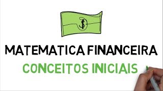 MATEMÁTICA FINANCEIRA  CONCEITOS INICIAIS [upl. by Ykcub]