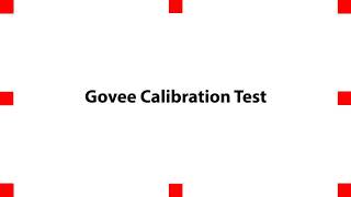 Govee Calibration Test Screen [upl. by Moises]