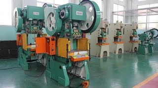 40T Mechanical Power Press Punch Press Machine Flywheel Press  KRRASS [upl. by Caril]