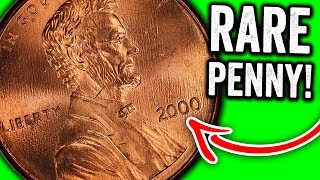 LOOK FOR THESE RARE 2000 PENNIES WORTH MONEY  VALUABLE PENNY COINS TO LOOK FOR IN POCKET CHANGE [upl. by Woodford717]