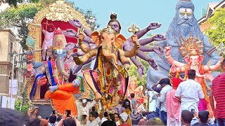 Ganesh Visarjan Ganesh Immersion गणपती विसर्जन सोहळा 2018 ekmevcom [upl. by Enogitna10]