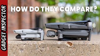 DJI Mini 2 vs Mavic 2 Pro Comparison [upl. by Airdnala]