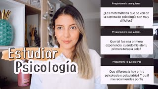 RESPONDO PREGUNTAS ACERCA DE LA CARRERA DE PSICOLOGÍA  Psicóloga Maria Paula [upl. by Murry265]