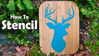 Stenciling 101 How To Paint With A Stencil [upl. by Yuri]