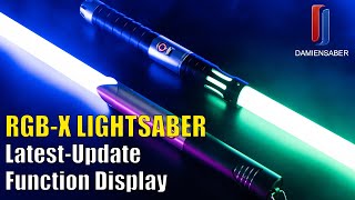 ★DamienSaber Latest RGBX Function Display★ [upl. by Schoening]