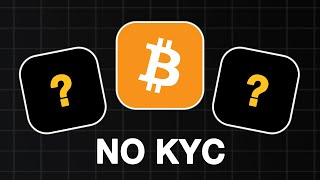 Best NO KYC Crypto Exchanges Updated List [upl. by Odrareve]